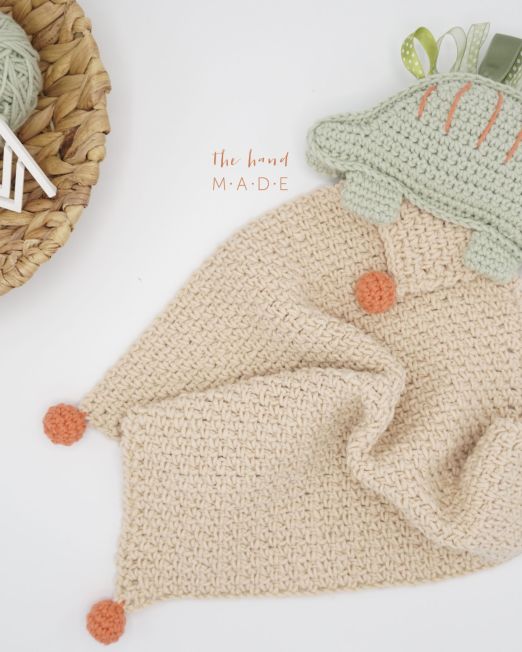 Receita em PDF - Naninha Sensorial Crochê