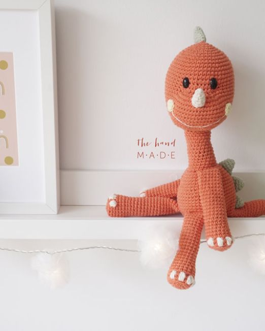 Receita em PDF - Dino Lulu Amigurumi