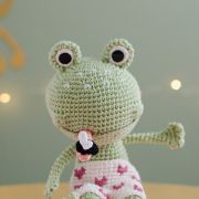 Receita em PDF – Sapo Lelé Amigurumi Interativo