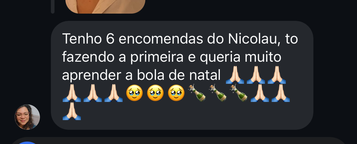 Depoimento sobre encomendas de Natal